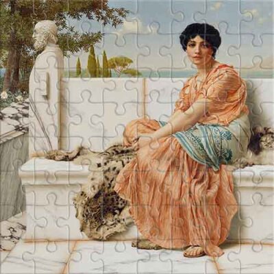 Die Zeit der Sappho (von John William Godward)