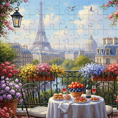 Breakfast in Paris - Online Jigsaw Puzzle | Jigsaw Puzzles Online