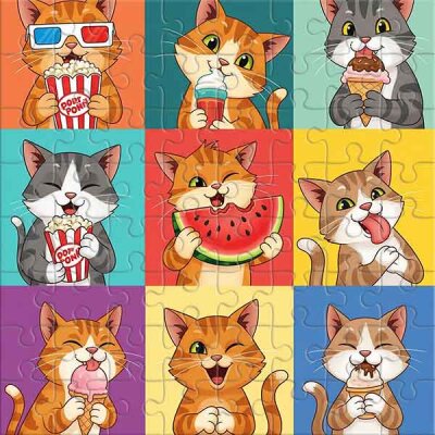 12 gatitos y sus golosinas