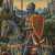 Medieval Knight on Horseback and Castle on the Hill Jigsaw Puzzle