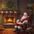 Fireplace, Santa, and Christmas Tree Jigsaw Puzzle
