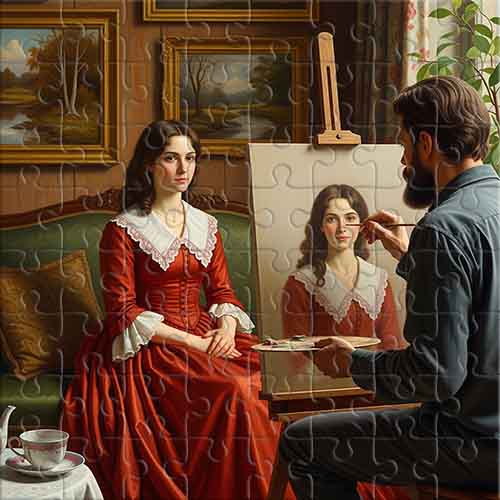 In the Artist's Studio