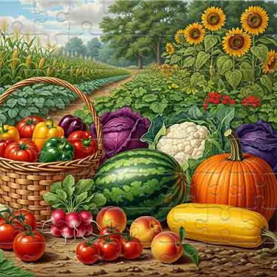 Abundant Autumn Harvest Jigsaw Puzzle