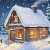 Cottage in a Winter Fairy Tale Jigsaw Puzzle