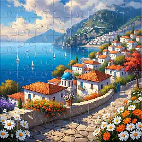 Mediterranean Sun-drenched Coast