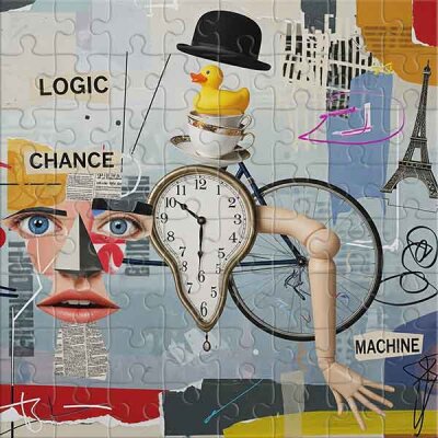 Monde surréaliste de la logique et des rêves Puzzle