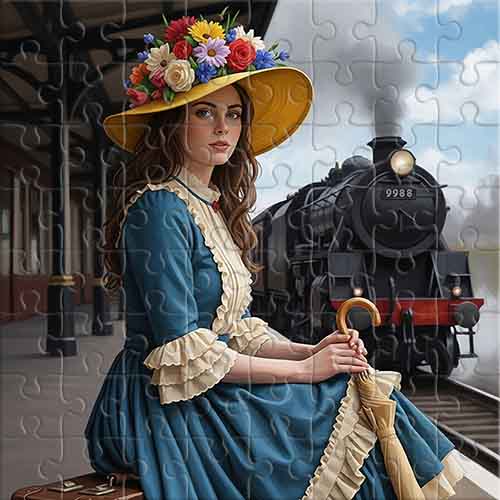 The Lady Awaits the Train