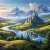 Fairy Tale Castle in the Mountain Valley Jigsaw Puzzle Fairy Tale Castle in the Mountain Valley Jigsaw Puzzle