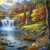 Golden Autumn in the Mountains Jigsaw Puzzle