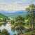 Summer Landscape with River and Stone Bridge Jigsaw Puzzle Summer Landscape with River and Stone Bridge Jigsaw Puzzle