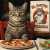 Le déjeuner italien du chat Puzzle