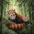 Red pandas in a bamboo forest Jigsaw Puzzle Red pandas in a bamboo forest Jigsaw Puzzle