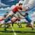 Rugby - Kampf um den Ball Puzzle