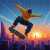 Skateboarding at sunset Jigsaw Puzzle Skateboarding at sunset Jigsaw Puzzle