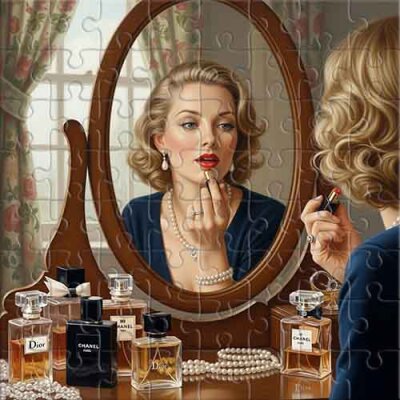 Spiegelung der Eleganz Puzzle