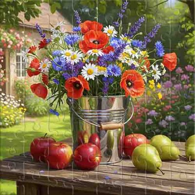 Naturaleza Muerta al Aire Libre Rompecabezas