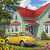 Summer House and Yellow Volkswagen Jigsaw Puzzle
