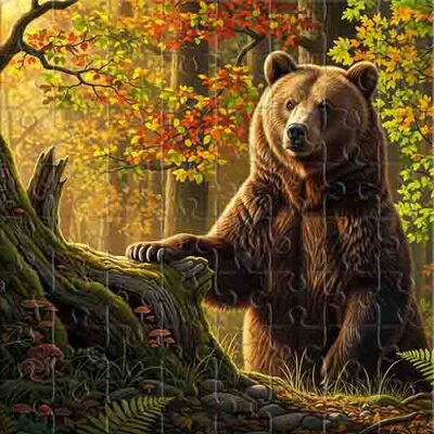 Lord of the Autumn Forest Jigsaw Puzzle