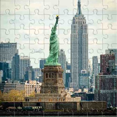 Symbol of Hope on the Banks of the Hudson Jigsaw Puzzle