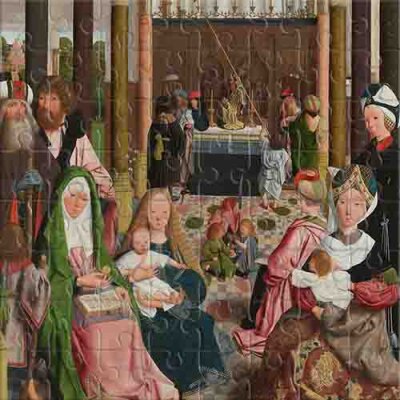 Святе родинне коло (Геертген тот Сінт Янс) Пазл