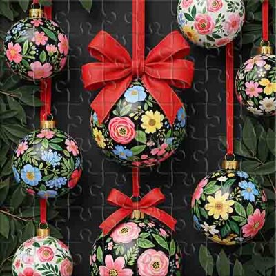 Patrones de Año Nuevo Rompecabezas