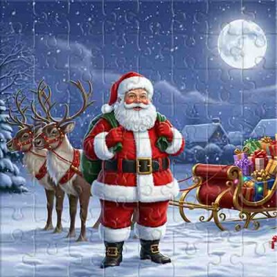 Santas Weihnachtsreise Puzzle