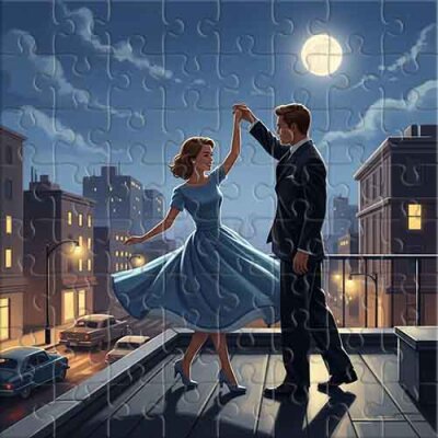 Dance Under the Moonlight Jigsaw Puzzle