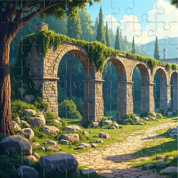 Die Stille der antiken Stadt Puzzle