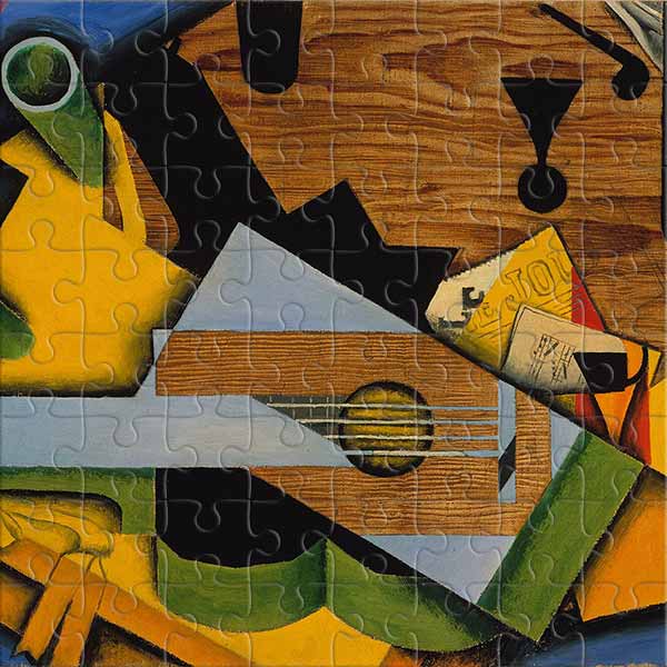 Stillleben mit Gitarre Puzzle