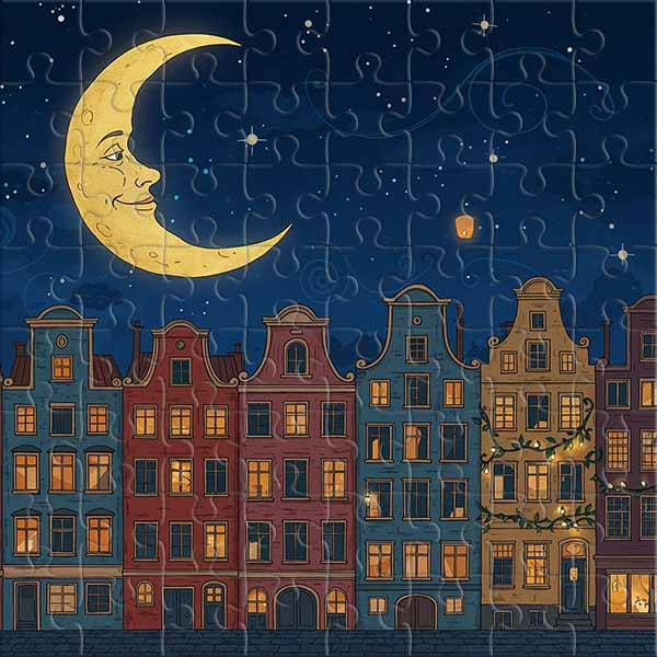 Unter der sternenbedeckten Decke Puzzle