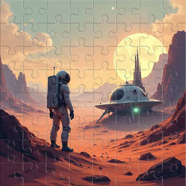 Im Schatten zweier Monde Puzzle
