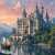 Castle on the Mountain Riverbank Jigsaw Puzzle Castle on the Mountain Riverbank Jigsaw Puzzle