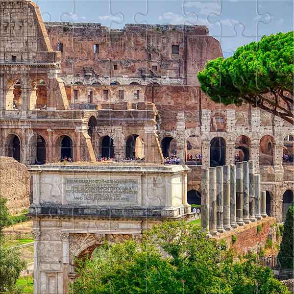 Ruinen des Kolosseums (Rom, Italien) Puzzle