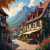 Autumn Morning in a Mountain Town Jigsaw Puzzle Autumn Morning in a Mountain Town Jigsaw Puzzle