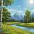 Summer Landscape with River and Mountains Jigsaw Puzzle Summer Landscape with River and Mountains Jigsaw Puzzle