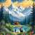 Walk to the Mountain Lake Jigsaw Puzzle Walk to the Mountain Lake Jigsaw Puzzle
