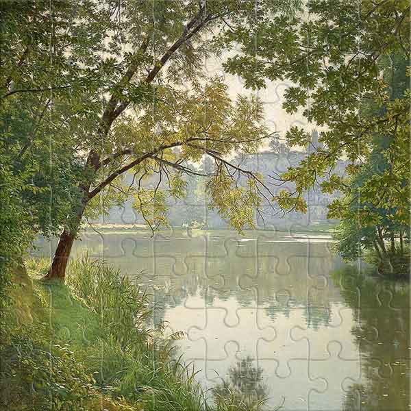From Waters Edge (by Henri Biva) Jigsaw Puzzle