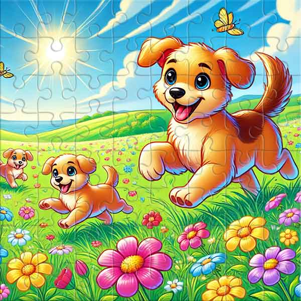 The Butterfly Chase Jigsaw Puzzle