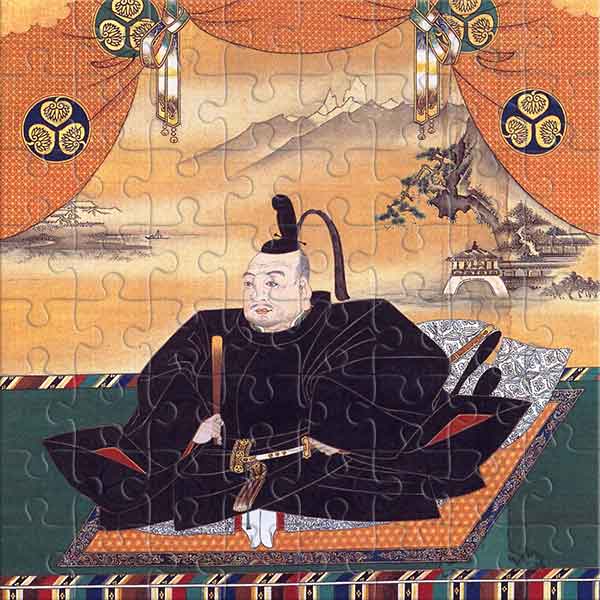 Portrait of Tokugawa Ieyasu (by Kanō Tan'yū) Jigsaw Puzzle