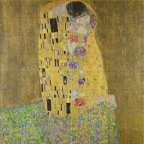 The Kiss (by Gustav Klimt) Jigsaw Puzzle