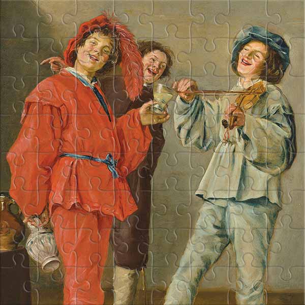 The Merry Trio (by Judith Leyster) Jigsaw Puzzle