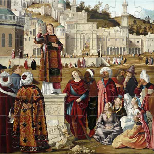 The Sermon of St. Stephen (by Vittore Carpaccio) Jigsaw Puzzle