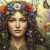 Fantasy Portrait of the Goddess of Nature Jigsaw Puzzle