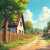 Summer Day in the Village Jigsaw Puzzle Summer Day in the Village Jigsaw Puzzle