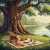 Picnic by the River Jigsaw Puzzle