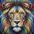 Colorful Lion Portrait Jigsaw Puzzle