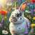 Little Rabbit Among Flowers Jigsaw Puzzle
