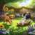 Chiots joueurs dans le jardin Puzzle