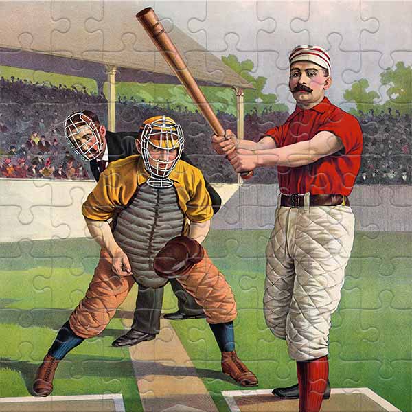 Full Sheet Baseball Poster No. 281 (1895) Jigsaw Puzzle