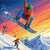 Extrême en snowboard d’hiver Puzzle